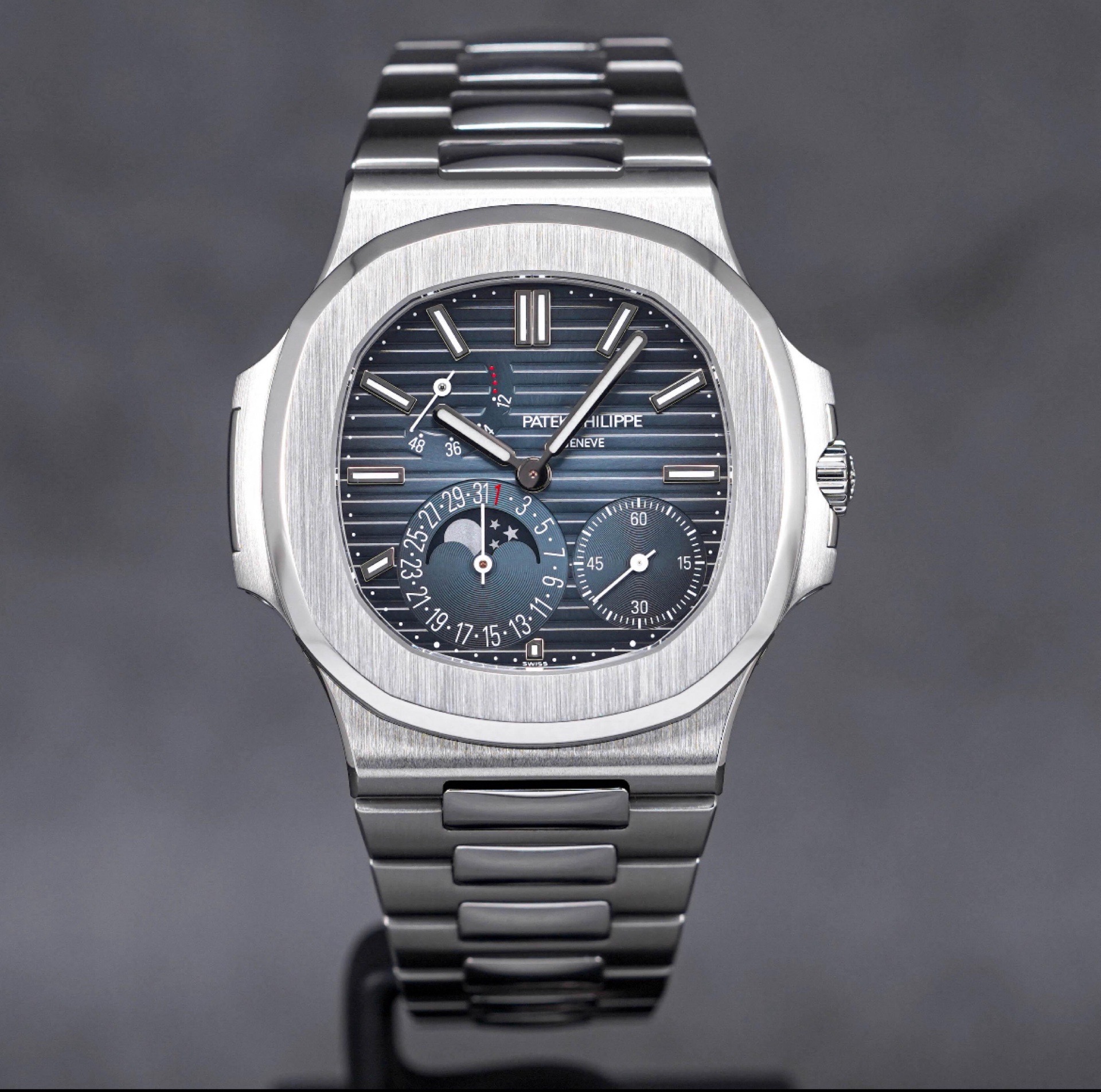 Patek Philippe Nautilus Moon Phase Power Reserve