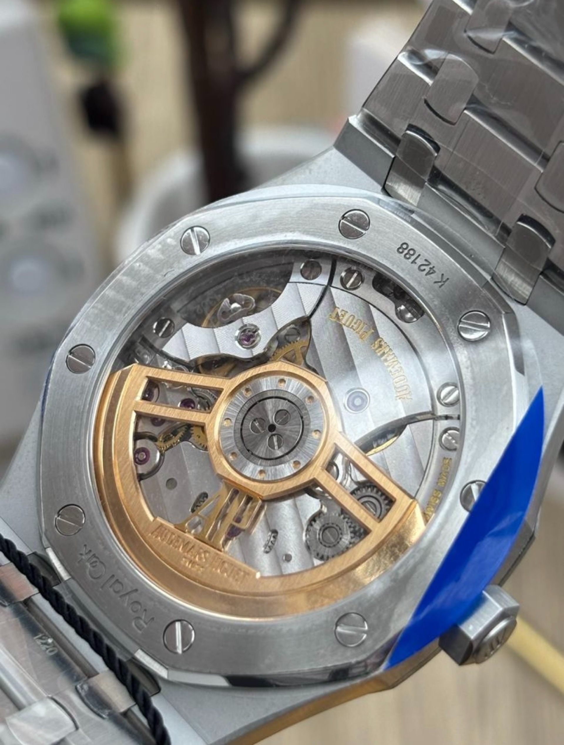     Audemars Piguet Royal Oak blue view 6