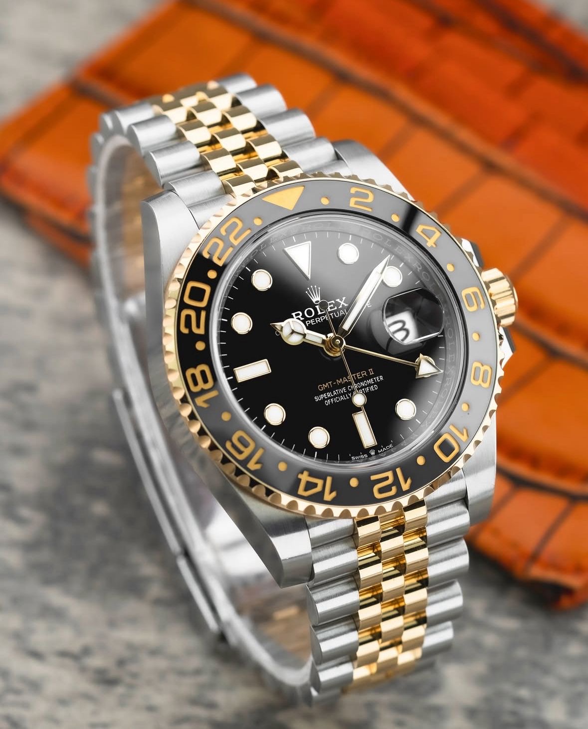     Rolex GMT-Master II “Bruce Wayne” Two-Tone view 2