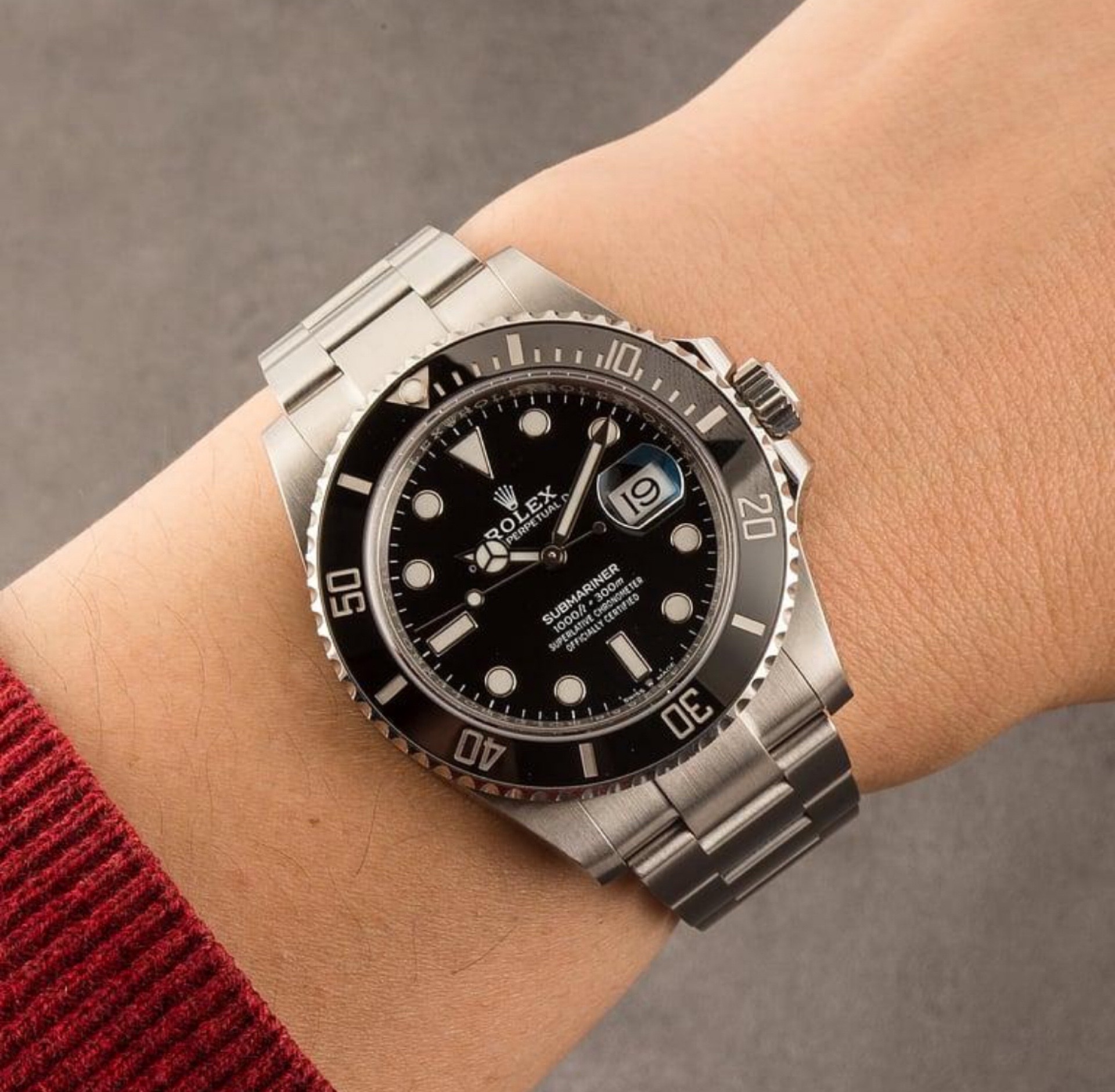 Rolex Submariner Date Black Dial Black