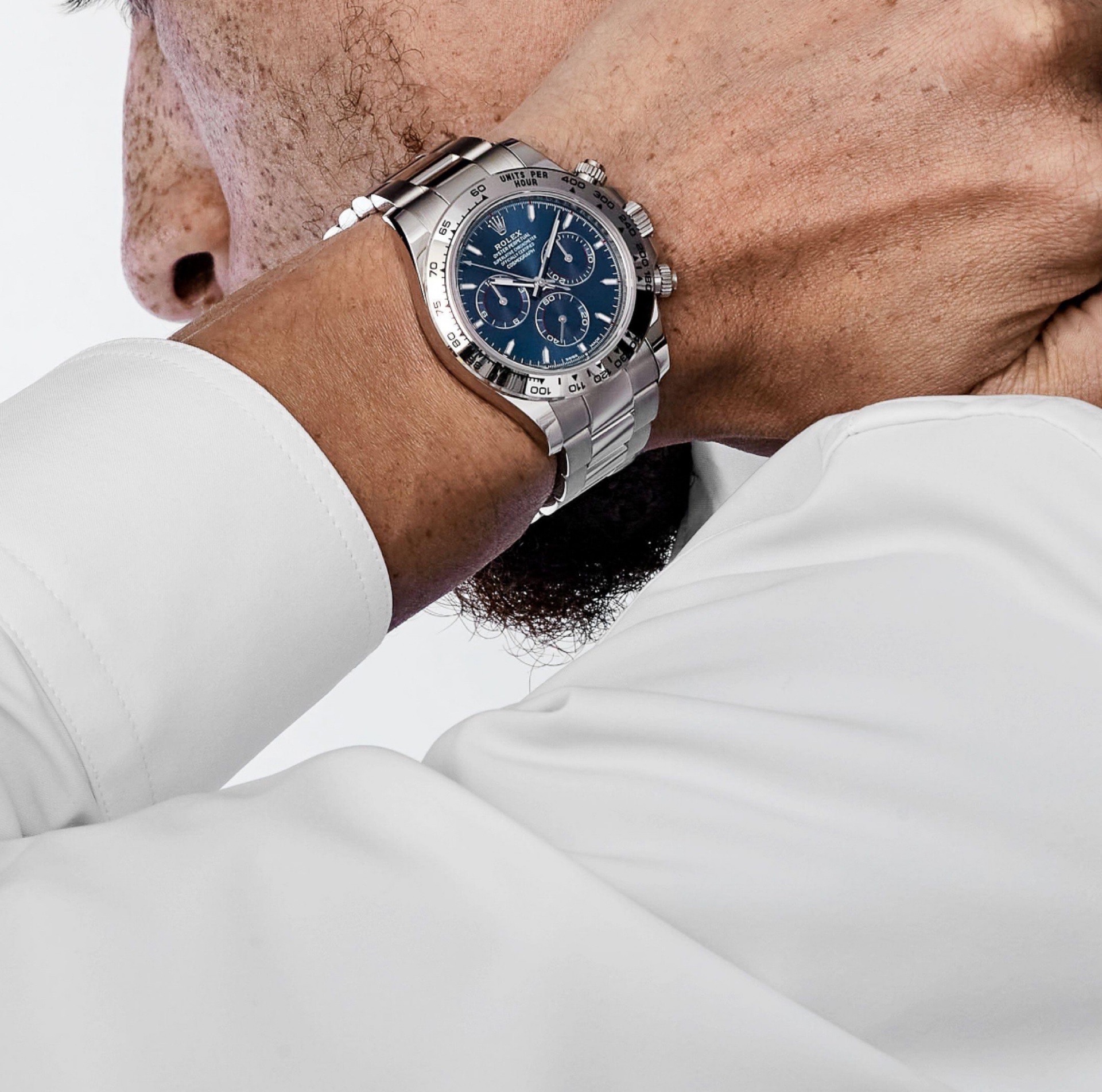 Rolex Cosmograph Daytona Oyster Blue view 3