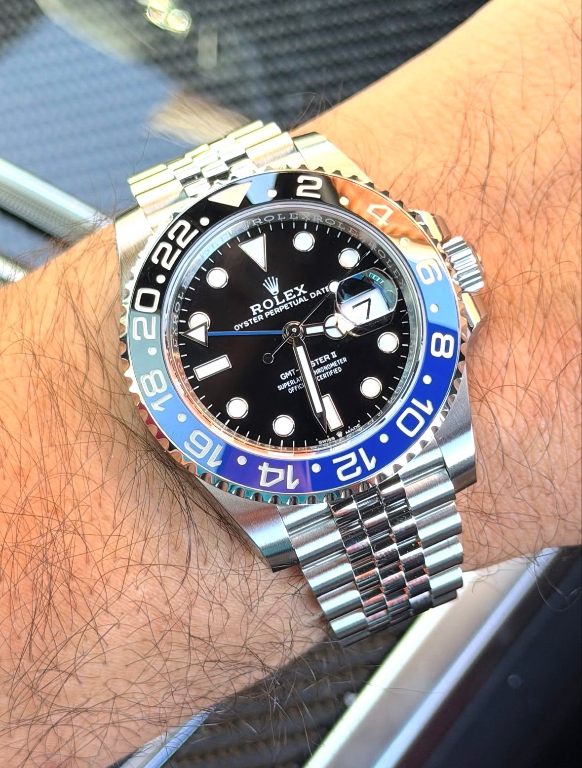 Rolex GMT-Master ll Batman view 4