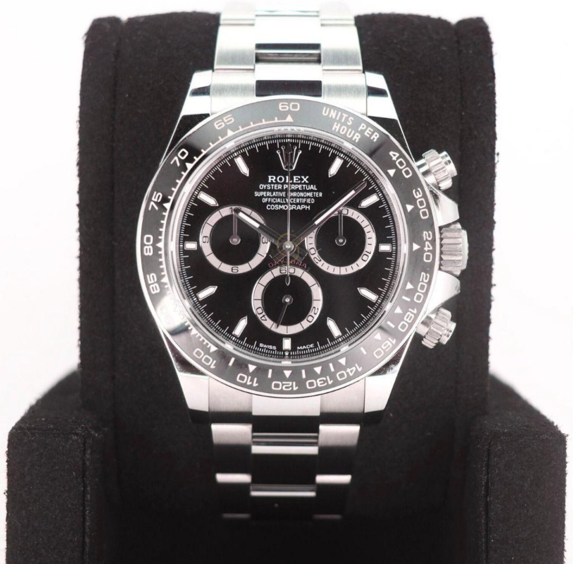 Rolex Cosmograph Daytona black view 2