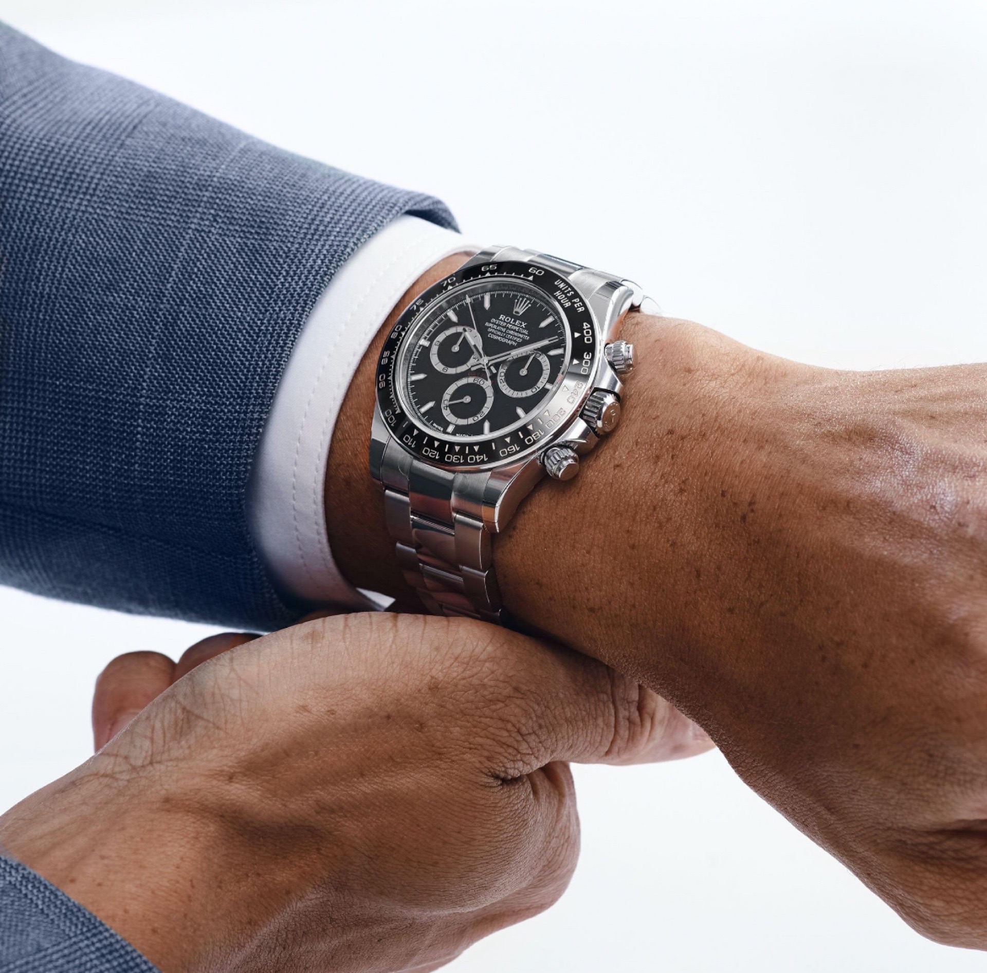 Rolex Cosmograph Daytona black view 3