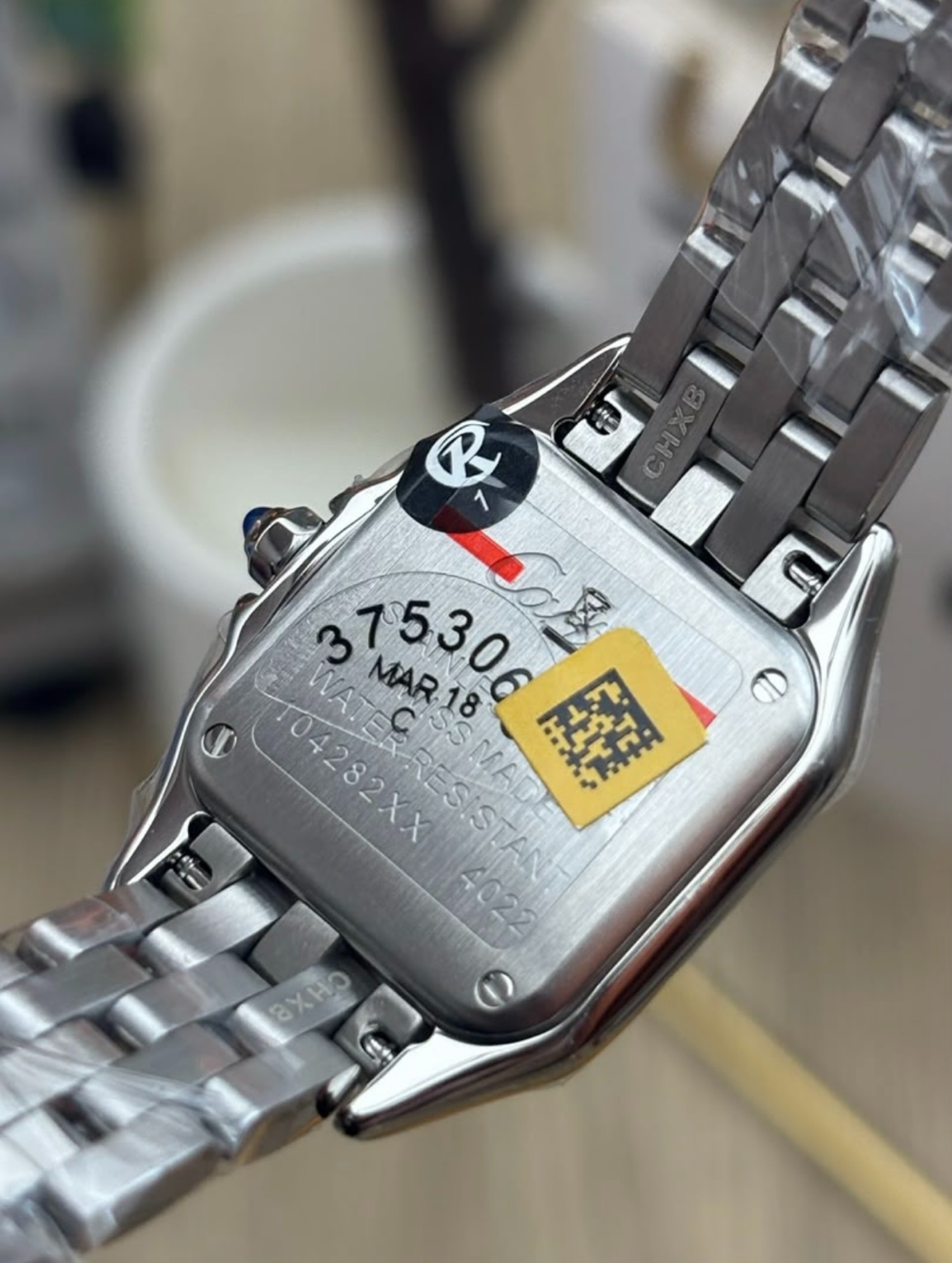 Cartier Panthère Small Silver Dial Steel Bracelet view 4