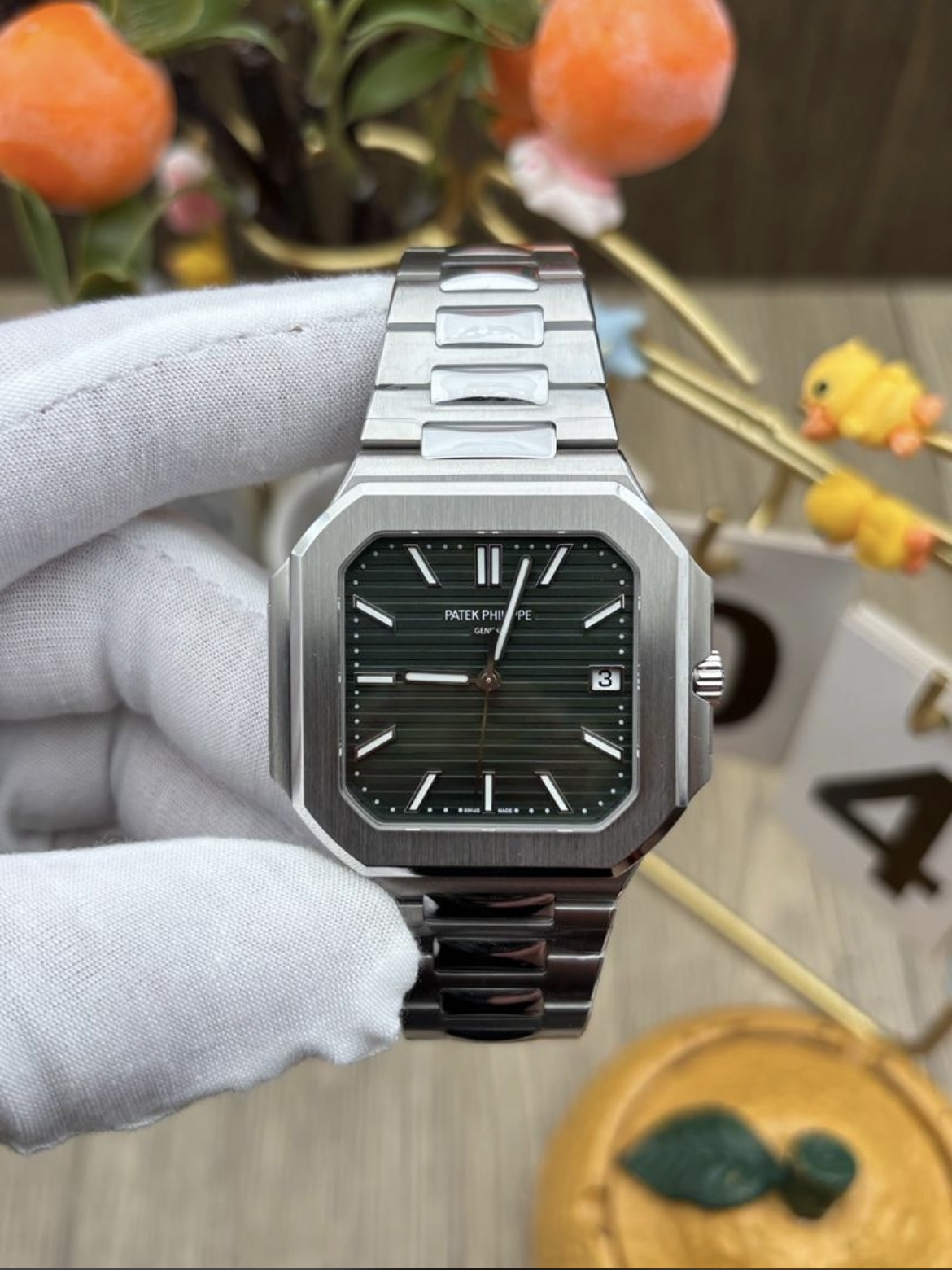 Patek Philippe Cubitus Green Dial view 2