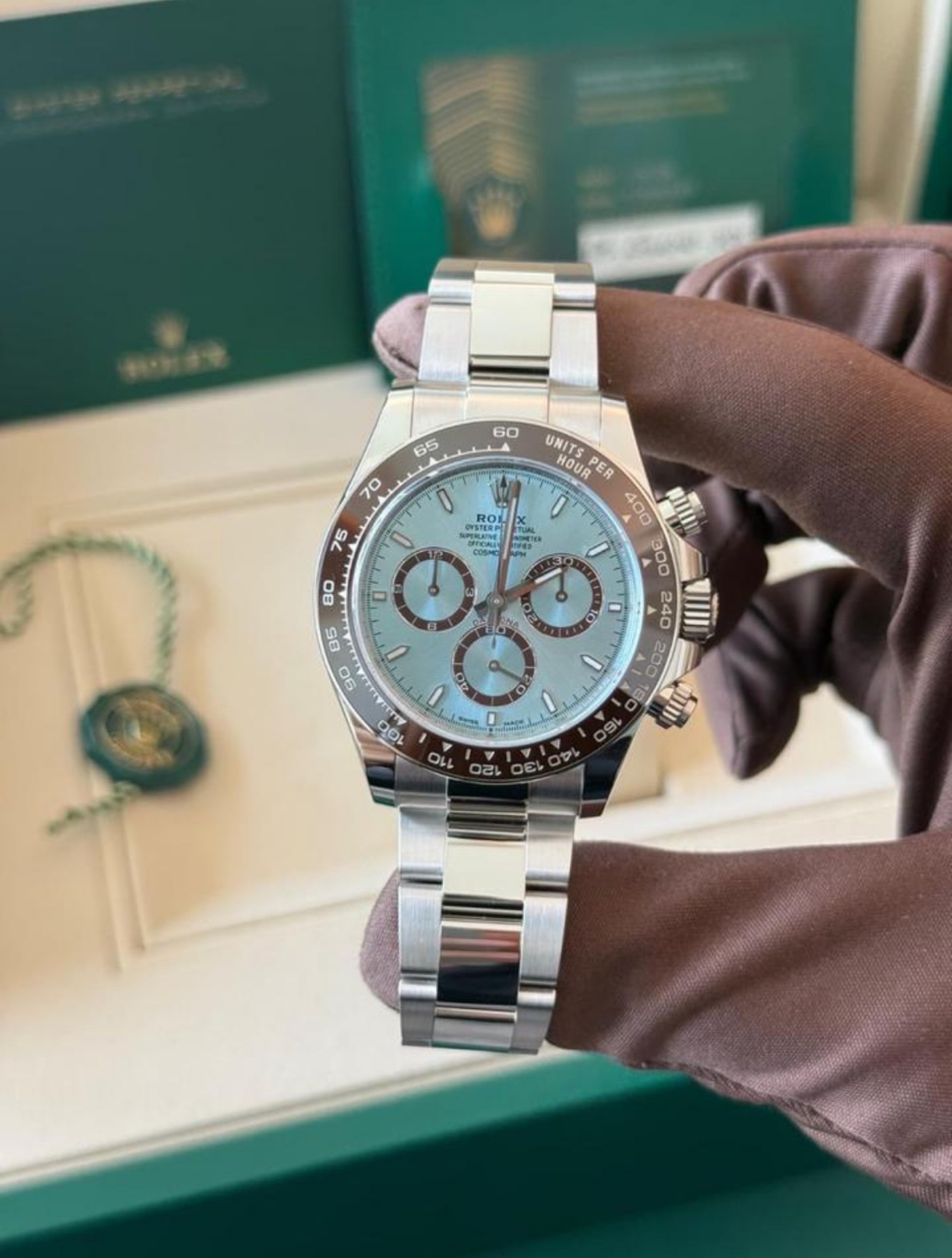 Rolex Daytona Platinum Ice Blue