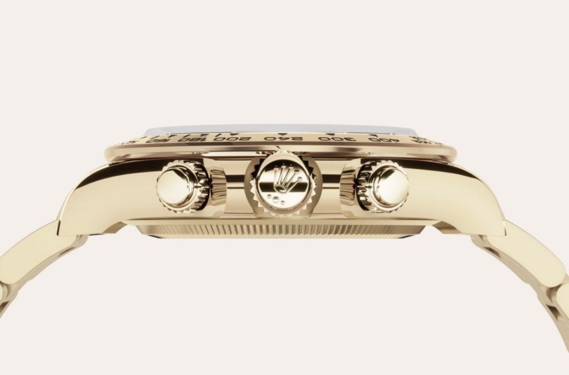 Rolex Daytona Green Dial Yellow Gold view 2