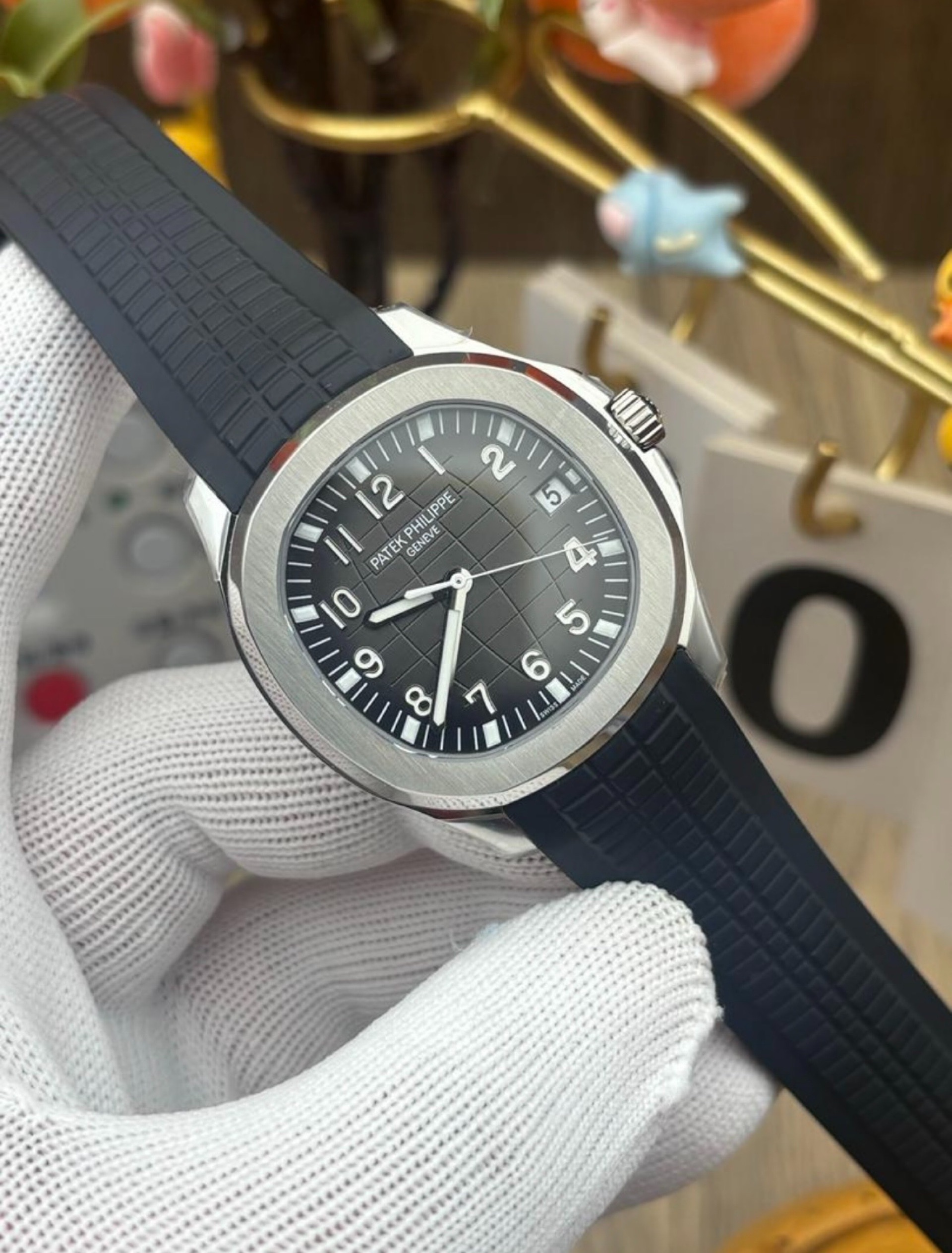 ‏Patek Philippe Aquanaut Black 